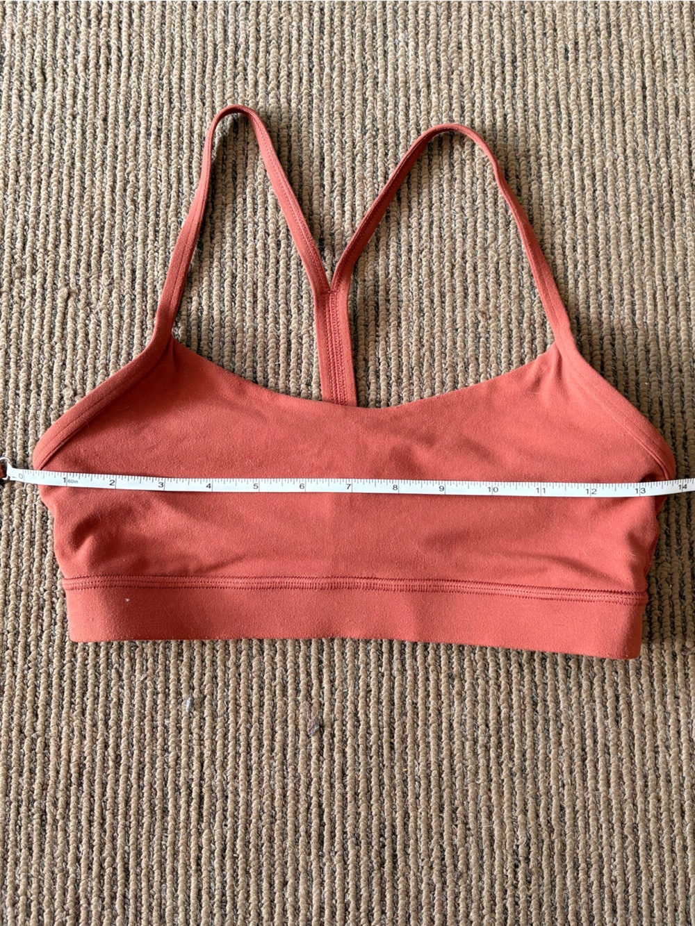 Lululemon Flow Y Bra *Nulu in Rustic Clay size 4 or 6? - Picture 7 of 7